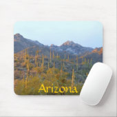 Tapis De Souris Arizona Winter Cactus Mousepad (Avec souris)