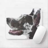 Tapis De Souris Arlequin Great Dane (Avec souris)