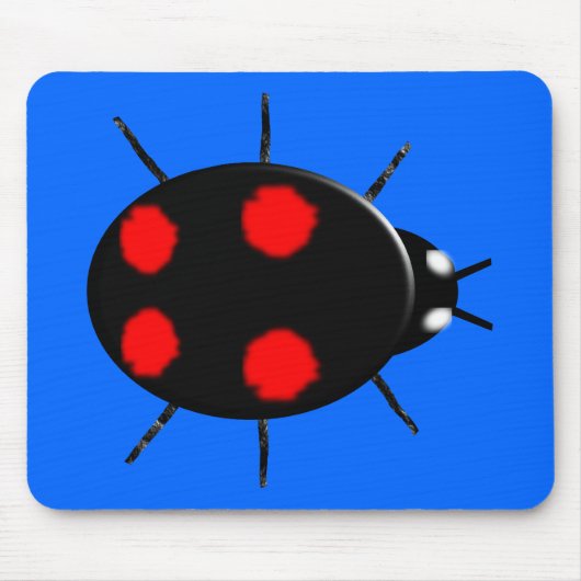 Tapis De Souris Arlequin Ladybird Mousepad (Devant)