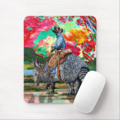Tapis De Souris Armadillo Cowboy (Avec souris)