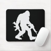 Tapis De Souris Armé Bigfoot Sasquatch 2e Amendement 2A # (Avec souris)