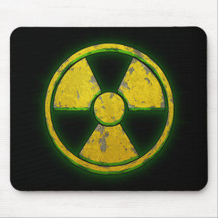 Tapis De Souris Arme nucléaire jaune