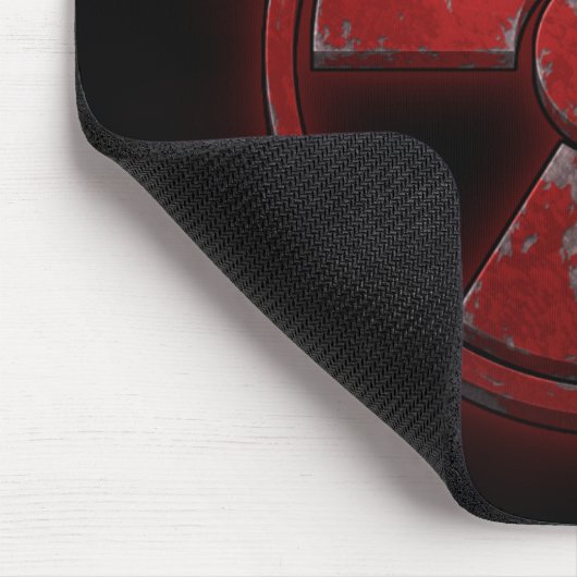 Tapis De Souris Arme nucléaire rouge (Coin)