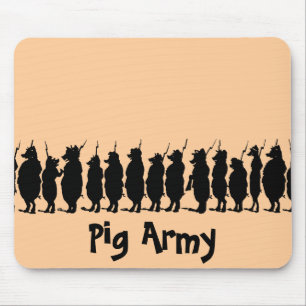 Tapis De Souris Armée de porc
