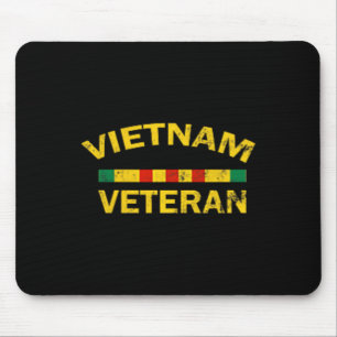 Tapis De Souris Armée des États-Unis Vietnam Vétérinaire Vintage d
