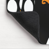 Tapis De Souris Armée drôle de pingouin de bande dessinée (Coin)