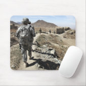 Tapis De Souris Armée nationale afghane et soldats américains (Avec souris)