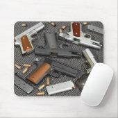 TAPIS DE SOURIS ARMES À FEU ! (Avec souris)