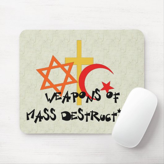 Tapis De Souris Armes de destruction massive (Avec souris)