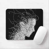 Tapis De Souris Armoire Lignes (Avec souris)