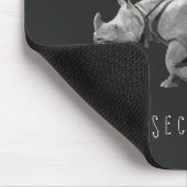 Tapis De Souris Armoiries de l'équipe de sécurité cybernétique bou (Coin)