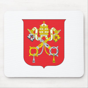 Tapis De Souris armoiries de pays du Vatican symbole emblème drape