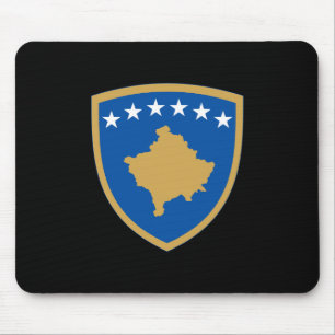 Tapis De Souris Armoiries de pays symbole emblème Kosovo