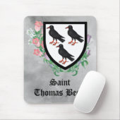 Tapis De Souris Armoiries de St. Thomas Becket (Avec souris)