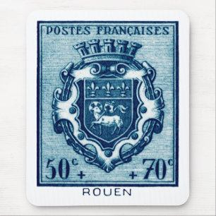Tapis De Souris Armoiries vintages de Rennes, France