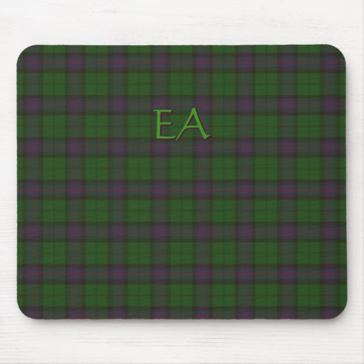 Tapis De Souris Armstrong Official Clan Tartan avec vos initiales (Devant)