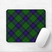 Tapis De Souris Armstrong tartan bleu et vert plaid (Avec souris)