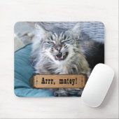 Tapis De Souris Arr Matey ! Chat (Avec souris)