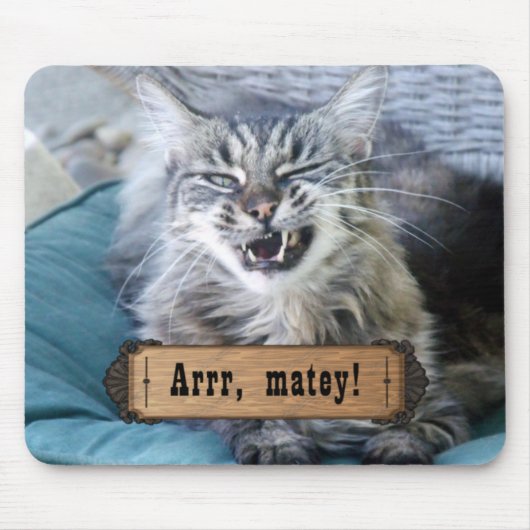 Tapis De Souris Arr Matey ! Chat (Devant)