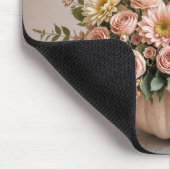 Tapis De Souris Arrangement d'automne rose (Coin)