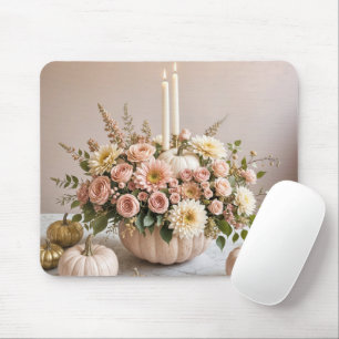 Tapis De Souris Arrangement d'automne rose