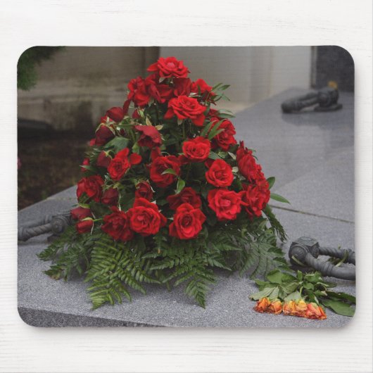 Tapis De Souris Arrangement Roses rouges (Devant)