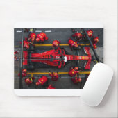 Tapis De Souris Arrêt du point rouge (Avec souris)