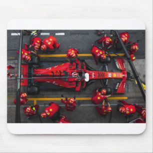 Tapis De Souris Arrêt du point rouge