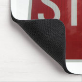 Tapis De Souris Arrêter le signe (Coin)