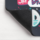 Tapis De Souris Arrêtez de rêver, commencez à faire noir ombre (Coin)