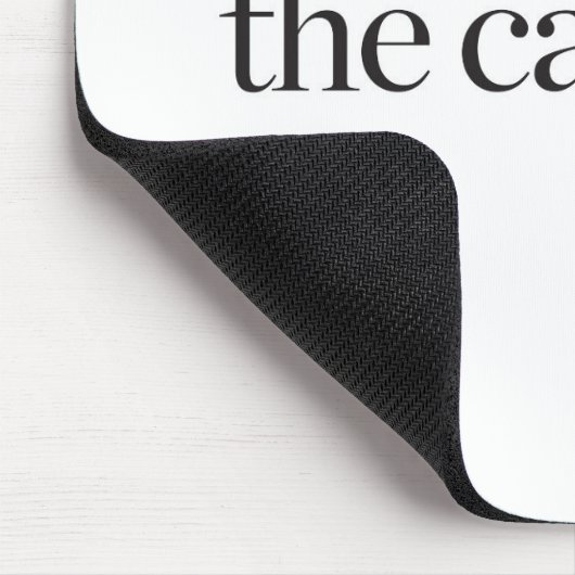 Tapis De Souris Arrêtez et sentez le gâteau (Coin)