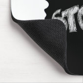 Tapis De Souris Arrêtez la folie (Coin)