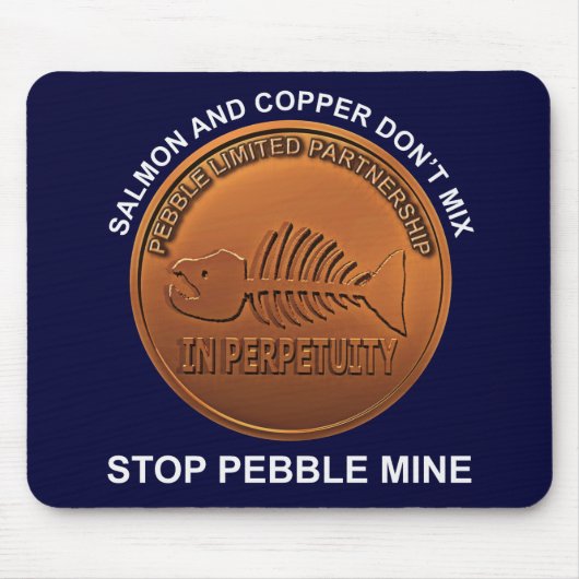 Tapis De Souris Arrêtez la mine de galets - Pebble Mine Penny (Devant)
