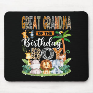 Tapis De Souris Arrière-mère du garçon de la fête d'anniversaire S
