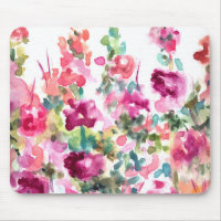 Arrière - plan abstrait rose de fleur d'aquarelle