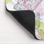 Tapis De Souris Arrière - plan avec le papillon (Coin)