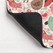 Tapis De Souris arrière - plan avec les oiseaux mignons (Coin)