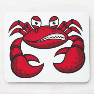 Tapis De Souris Arrière-plan Crabe Grognon
