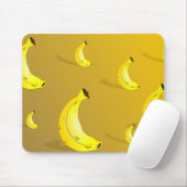 Tapis De Souris Arrière - plan de banane (Avec souris)