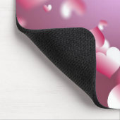 Tapis De Souris arrière - plan de coeurs (Coin)