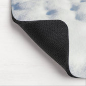 Tapis De Souris Arrière - plan de neige - Mousepad (Coin)