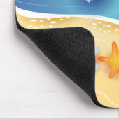 Tapis De Souris Arrière - plan de plage, mousepad (Coin)