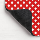 Tapis De Souris Arrière - plan de point de polka (Coin)