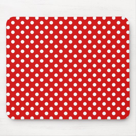 Tapis De Souris Arrière - plan de point de polka (Devant)