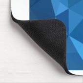 Tapis De Souris Arrière - plan de polygone d'abrégé sur bleu de (Coin)