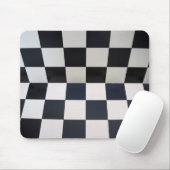 Tapis De Souris Arrière - plan d'échecs de damier (Avec souris)