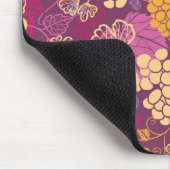 Tapis De Souris Arrière - plan doux de motif de vignes (Coin)