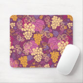 Tapis De Souris Arrière - plan doux de motif de vignes (Avec souris)