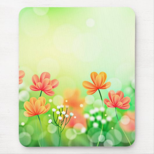 Tapis De Souris Arrière - plan du printemps flou réaliste-2374 (Devant)