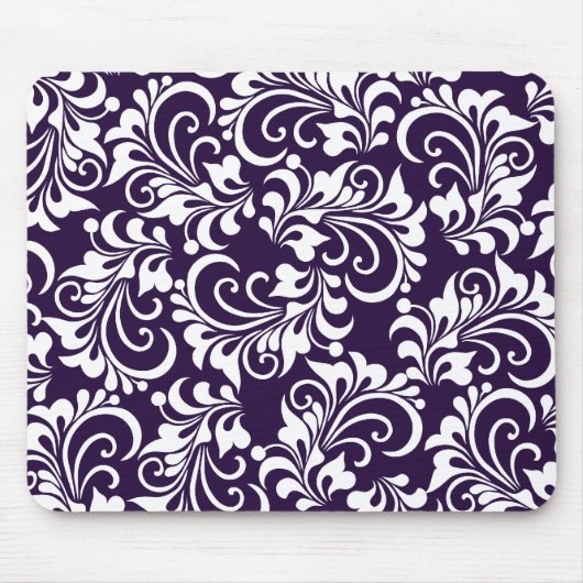 Tapis De Souris arrière - plan fleuri décoratif (Devant)